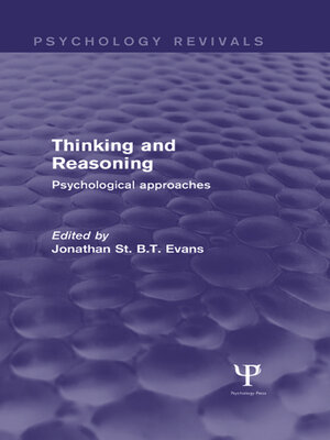 cover image of Thinking and Reasoning